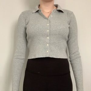 Brandy Melville Long sleeve polo top